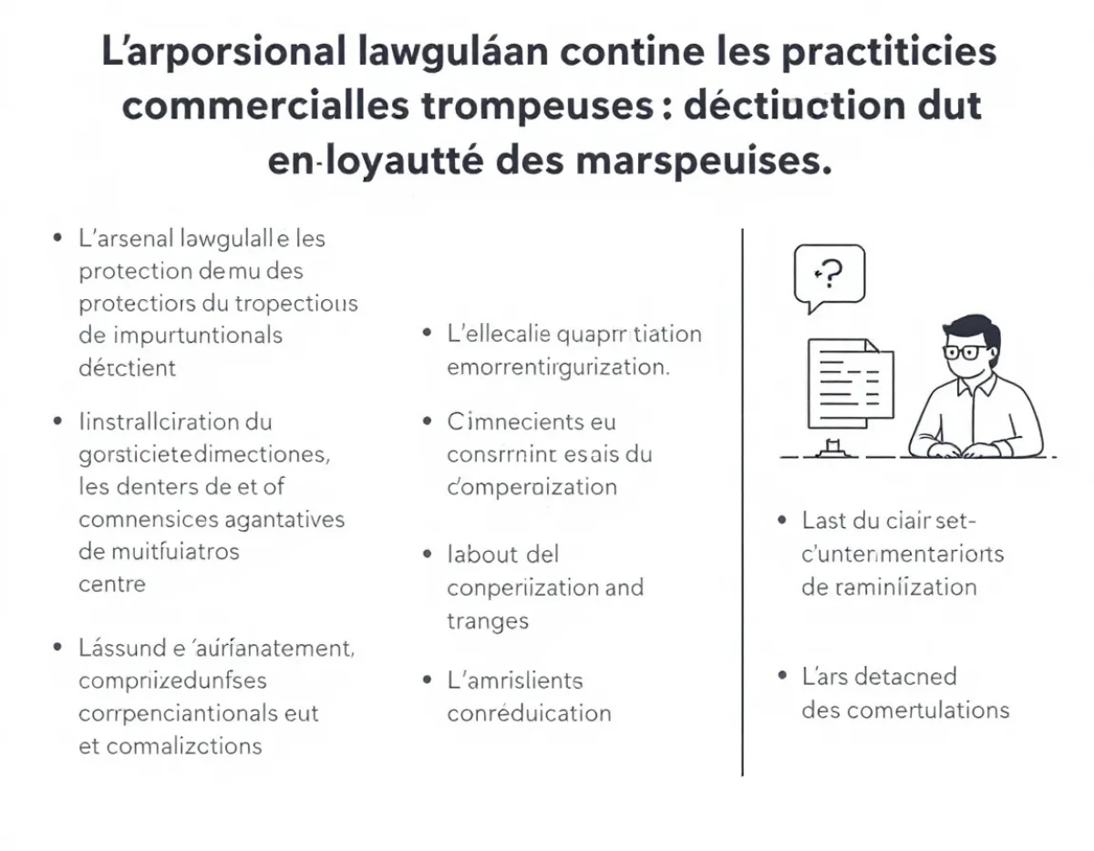 L'arsenal juridique contre les pratiques commerciales trompeuses : protection du consommateur et loyauté des marchés